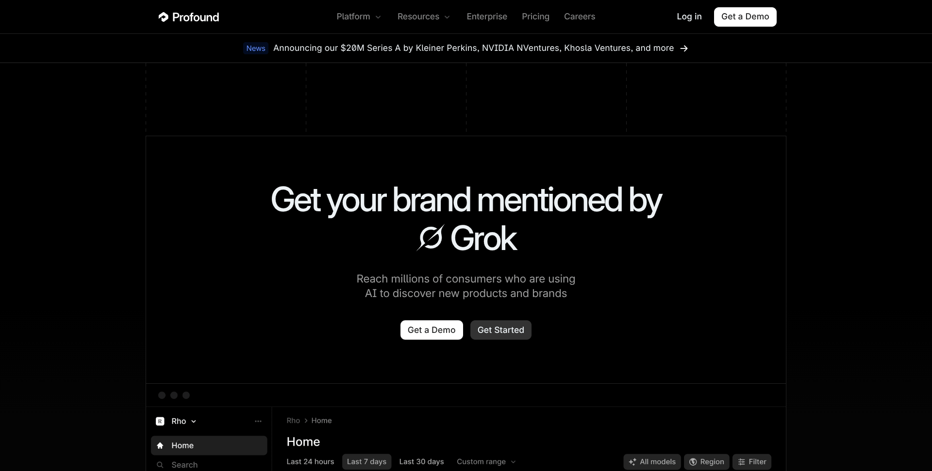 Profound SEO Competitor Analysis Tool
